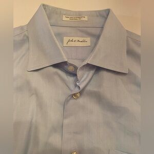 John W. Nordstrom Traditional Fit Finest Egyptian Cotton Men’s Shirt 16.5 | 35